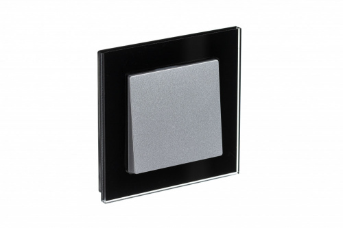 Systeme (Schneider) Electric ATLASDESIGN NATURE 1-постовая РАМКА, СТЕКЛО ЧЕРНЫЙ (ATN321001)