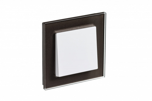 Systeme (Schneider) Electric ATLASDESIGN NATURE 1-постовая РАМКА, СТЕКЛО МОККО (ATN320601)