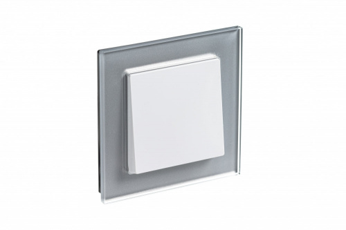 Systeme (Schneider) Electric ATLASDESIGN NATURE 1-постовая РАМКА, СТЕКЛО АЛЮМИНИЙ (ATN320301)