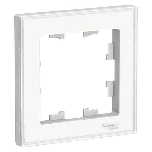 Systeme (Schneider) Electric ATLASDESIGN Art 1-постовая РАМКА, БЕЛЫЙ ATN200101