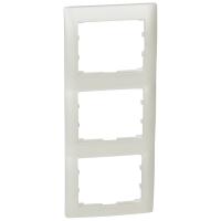 Legrand Galea Life Рамка 3 поста вертикальный монтаж жемчуг (771507)