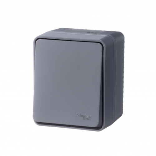Systeme (Schneider) Electric AtlasDesign Profi54 О/У 1-клавишный ПЕРЕКЛЮЧАТЕЛЬ 10 АХ, АНТРАЦИТ, Россия