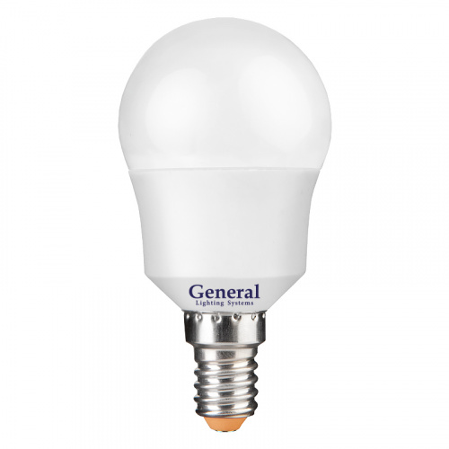 GENERAL лампа светодиодная шар GLDEN-G45F-10-230-E14-6500 (683500)