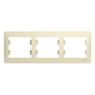 Systeme (Schneider) Electric GLOSSA рамка 3-я горизонт бежевый