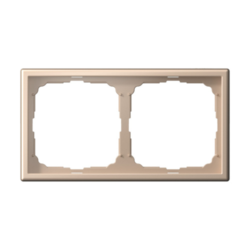 Systeme Electric ARTGALLERY 2-постовая РАМКА, универсальная, ПЕСОЧНЫЙ