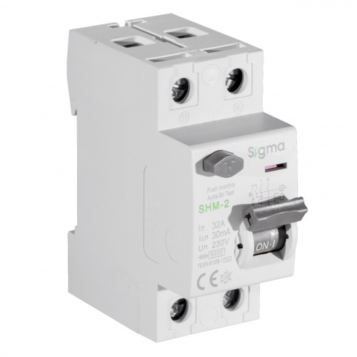 SIGMA Elektrik Выключатель дифференциального тока ВДТ (УЗО) AC 2P 30mA 6kA 32A