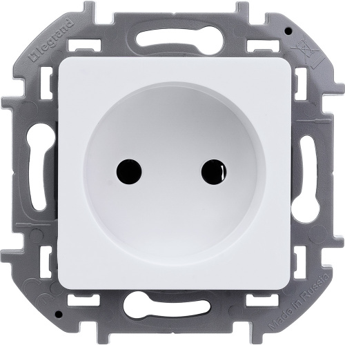 LEGRAND INSPIRIA розетка без заземления белый (673710)
