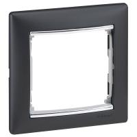 Рамка 1 пост (Ноктюрн/Серебро) Legrand 770391