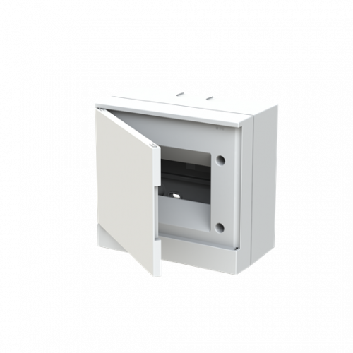 ABB  Бокс навесной 6М белая дверь Basic E (с клеммами) 1SZR004002A2102