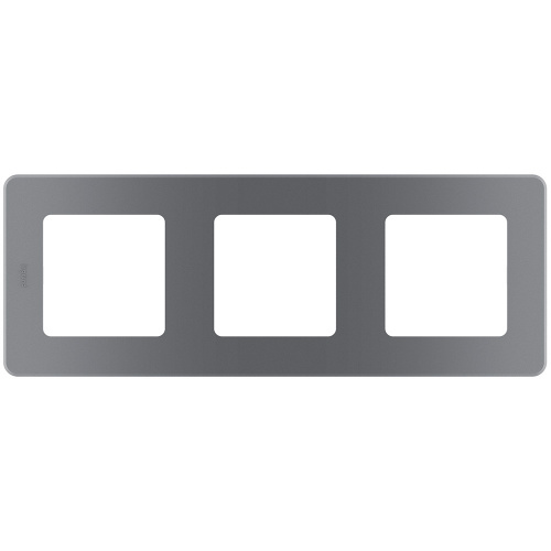 LEGRAND INSPIRIA рамка 3 поста дымчатый (673957)