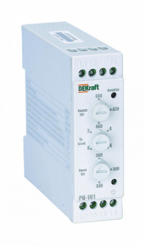 Schneider electric DEKraft Реле контроля фаз 380В тип 02 серии РК-101 DEKraft