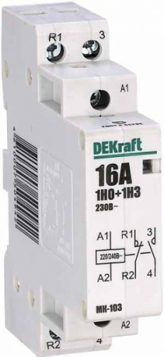 Schneider electric DEKraft Модульный контактор 1НО+1НЗ 16А 230В МК-103