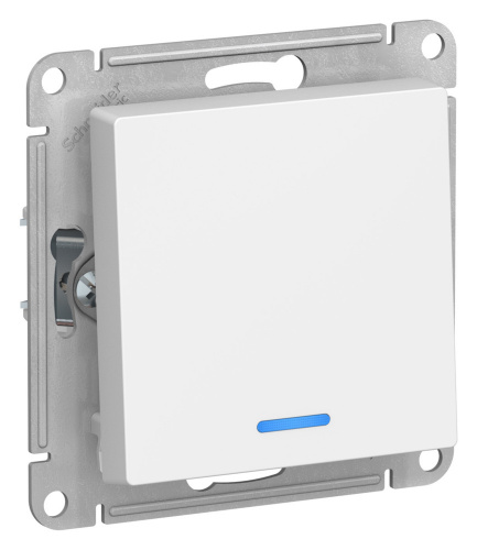Systeme (Schneider) Electric ATLASDESIGN 1-клавишный ВЫКЛЮЧАТЕЛЬ с подсветкой, сх.1а, 10АХ, мех., ЛОТОС