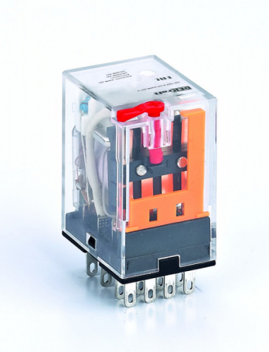 Schneider electric DEKraft Промежуточное реле 4 конт. с LED инд. и TEST функ. 3А 24В AC ПР-102