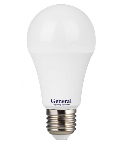 GENERAL лампа светодиодная ЛОН А60 GLDEN-WA60-14-230-E27-2700 угол 270 (637000)