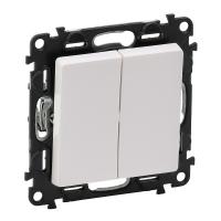 Valena LIFE Выключатель 2 кл белый Legrand