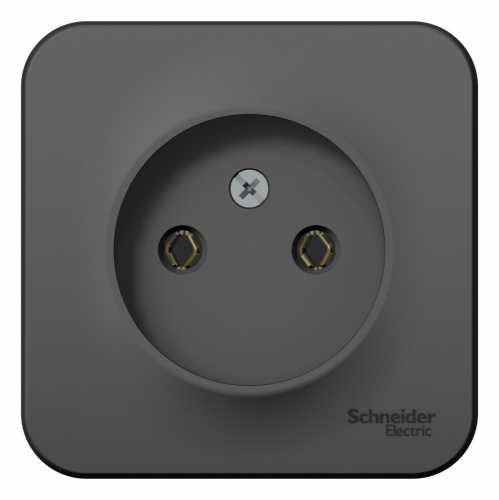 Schneider electric BLANCA РОЗЕТКА б/з без шторок, 16А, 250В, АНТРАЦИТ