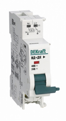 Schneider electric DEKraft Расц. незав. c доп. контактом 24В, 48В AC_DC для ВА-101 нов.