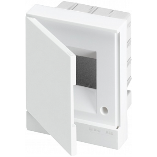 ABB  Бокс в нишу 4М белая дверь Basic E (с клеммами) 1SZR004002A1101