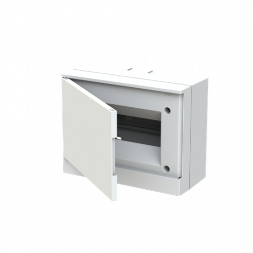 ABB  Бокс навесной 8М белая дверь Basic E (с клеммами) 1SZR004002A2103