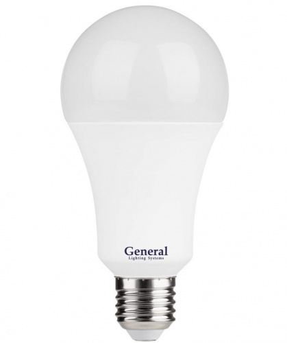 GENERAL лампа светодиодная ЛОН А60 GLDEN-WA60-17-230-E27-6500 угол 270 (637500)