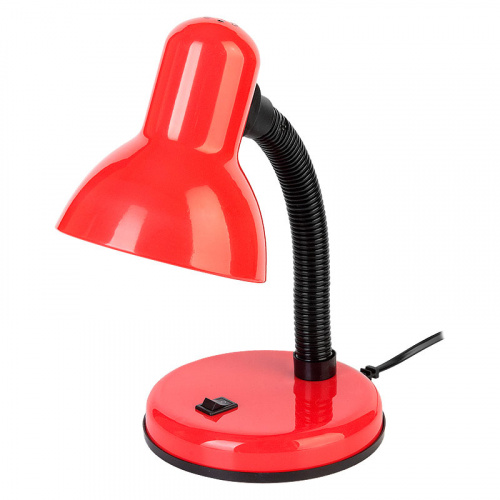GENERAL светильник настольный на основании с выключателем под лампу красный GTL-031-60-220 (800131)