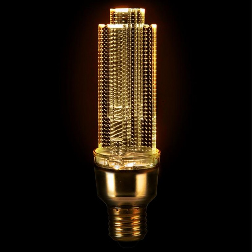 GENERAL лампа светодиодная 5Вт Е27 4500К Золотая GLDEN-CRYSTAL-5-230-E27-4500