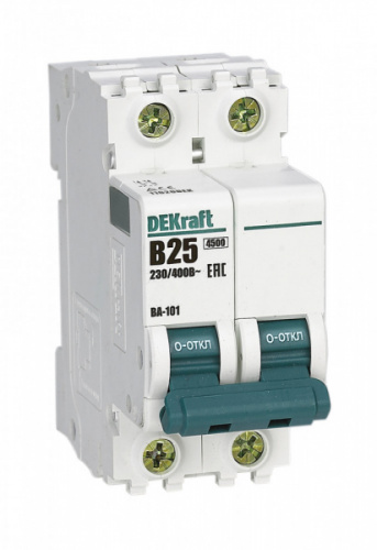 Schneider electric DEKraft Авт. выкл. 2Р 25А х-ка B ВА-101 4,5кА