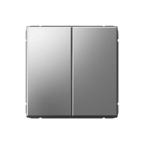 Systeme Electric ARTGALLERY 2-клавишный ВЫКЛЮЧАТЕЛЬ, сх.5, 10АХ, механизм, СТАЛЬ