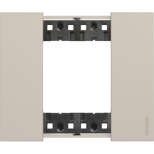 LIVING NOW.Декоративная рамка 2 модуля.Цвет Песочный.