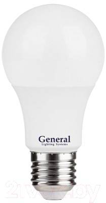 GENERAL лампа светодиодная ЛОН А60 GLDEN-WA60-B-11-230-E27-4000