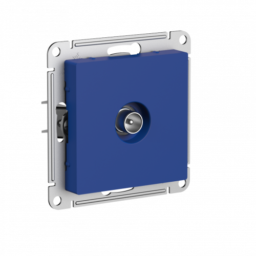 Systeme (Schneider) Electric ATLASDESIGN TV РОЗЕТКА оконечная 1DB, механизм, АКВАМАРИН ATN001191