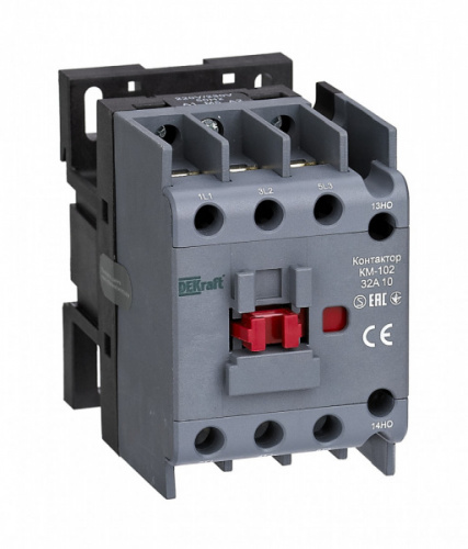 Schneider electric DEKraft Контактор 32А 48В АС3 АС4 1НЗ КМ-102
