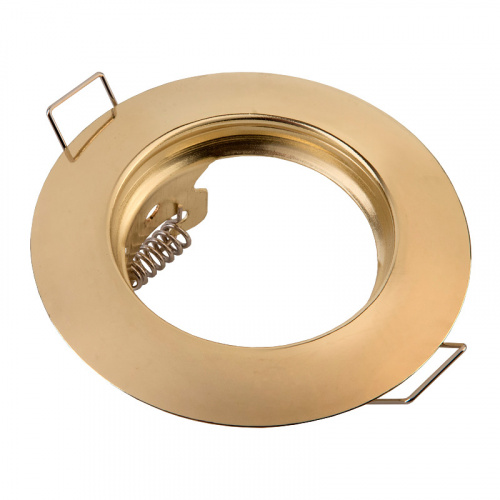 GENERAL встраиваемый точечный светильник под лампу MR16 выпуклый золото 2шт в уп. GCL-MR16-B-G (436800)