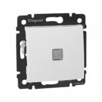 Valena Выключатель 1кл. прох. с подсв. белый Legrand 774426