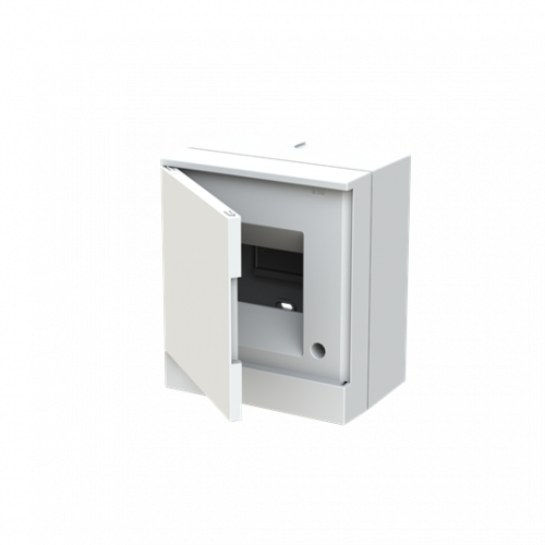 ABB  Бокс навесной 4М белая дверь Basic E (с клеммами) 1SZR004002A2101
