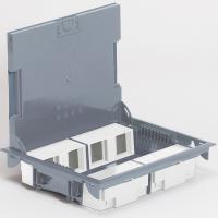 Legrand Напольная коробка с глубиной 65 мм - неукомплектованная - 8х2 модуля - антикоррозийное покрытие