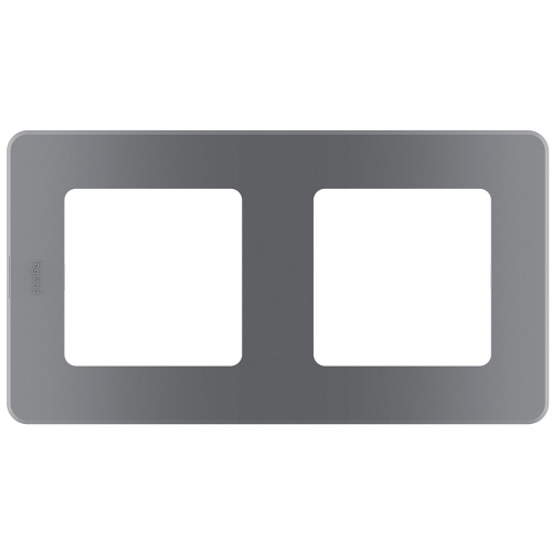LEGRAND INSPIRIA рамка 2 поста дымчатый (673947)