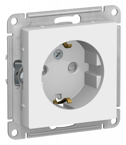 Systeme (Schneider) Electric ATLASDESIGN РОЗЕТКА с заземлением со шторками, 16А, механизм, ЛОТОС