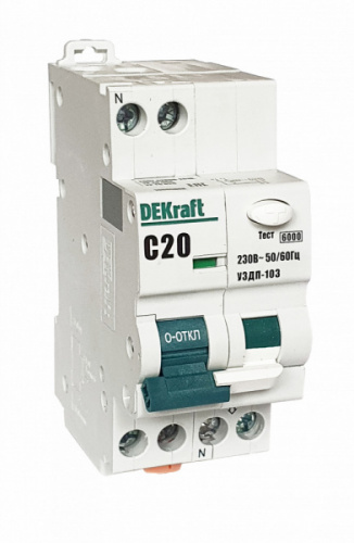 Schneider electric DEKraft Устройство защиты от дугового пробоя 1P+N 16A х-ка C УЗДП-103 6кА