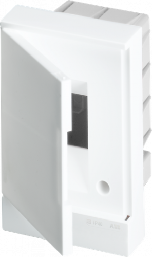 ABB  Бокс в нишу 2М белая дверь Basic E (без клемм) 1SZR004002A1100
