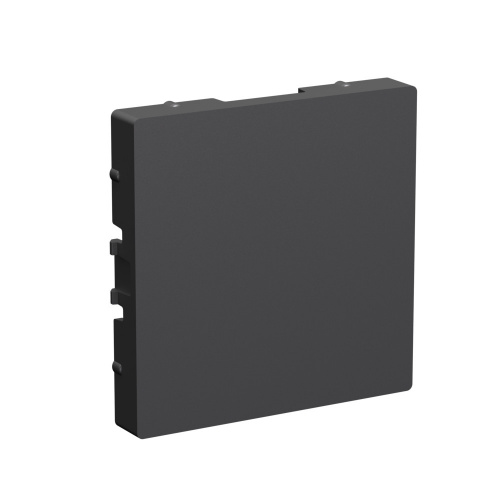 Systeme (Schneider) Electric ATLASDESIGN ЗАГЛУШКА без суппорта для многопостовых рамок, БАЗАЛЬТ