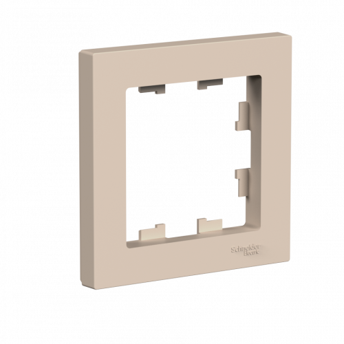 Systeme (Schneider) Electric ATLASDESIGN 1-постовая РАМКА, ПЕСОЧНЫЙ ATN001201