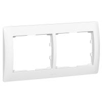 Legrand Galea Life Рамка 2 поста горизонтальный монтаж белая (771002)