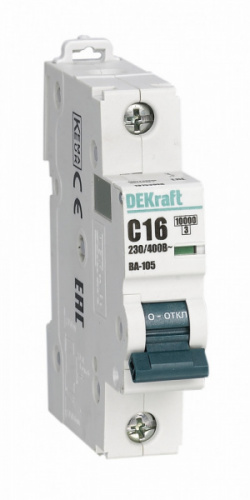 Schneider electric DEKraft Авт. выкл. 1P 10A х-ка C ВА-105 10кА