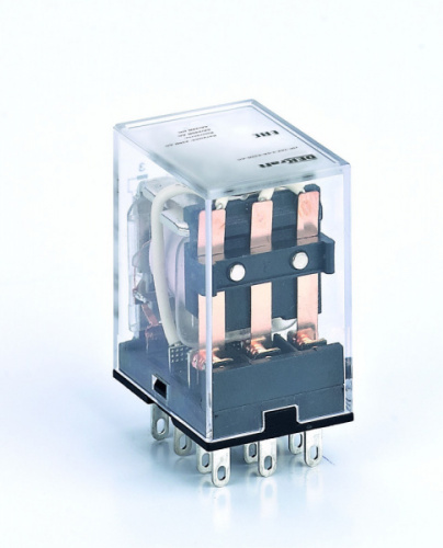Schneider electric DEKraft Промежуточное реле 3 конт. с LED инд. 5А 24В DC ПР-102