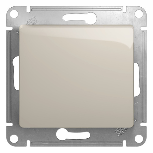 Systeme (Schneider) Electric GLOSSA Нажимная КНОПКА,сх.1,10AX, механизм,МОЛОЧНЫЙ