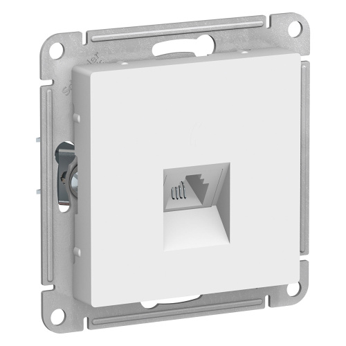Systeme (Schneider) Electric ATLASDESIGN РОЗЕТКА телефонная RJ11, механизм, БЕЛЫЙ ATN000181