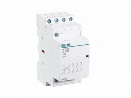 Schneider electric DEKraft Модульный контактор 4НО 25А 230В МК-103