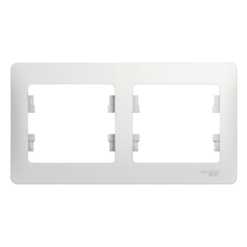Systeme (Schneider) Electric GLOSSA рамка 2-я горизонт белая